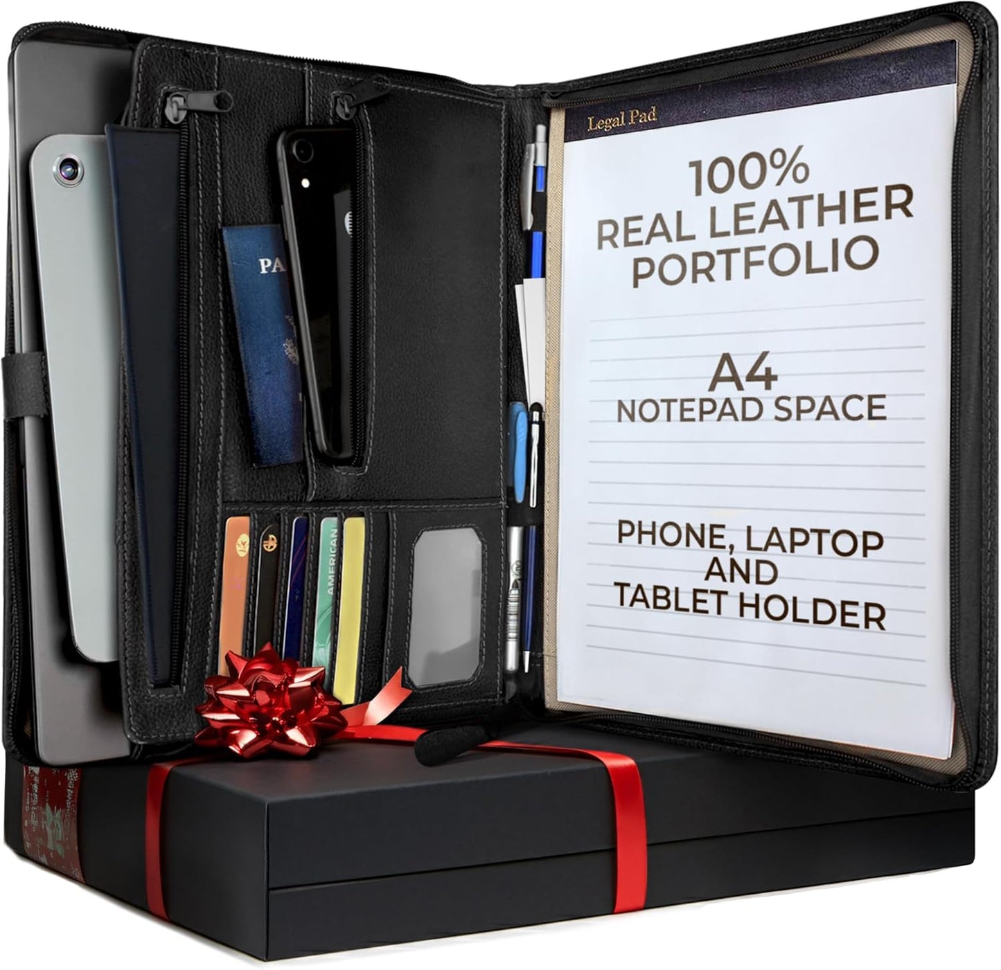 Professional Portfolio Zippered