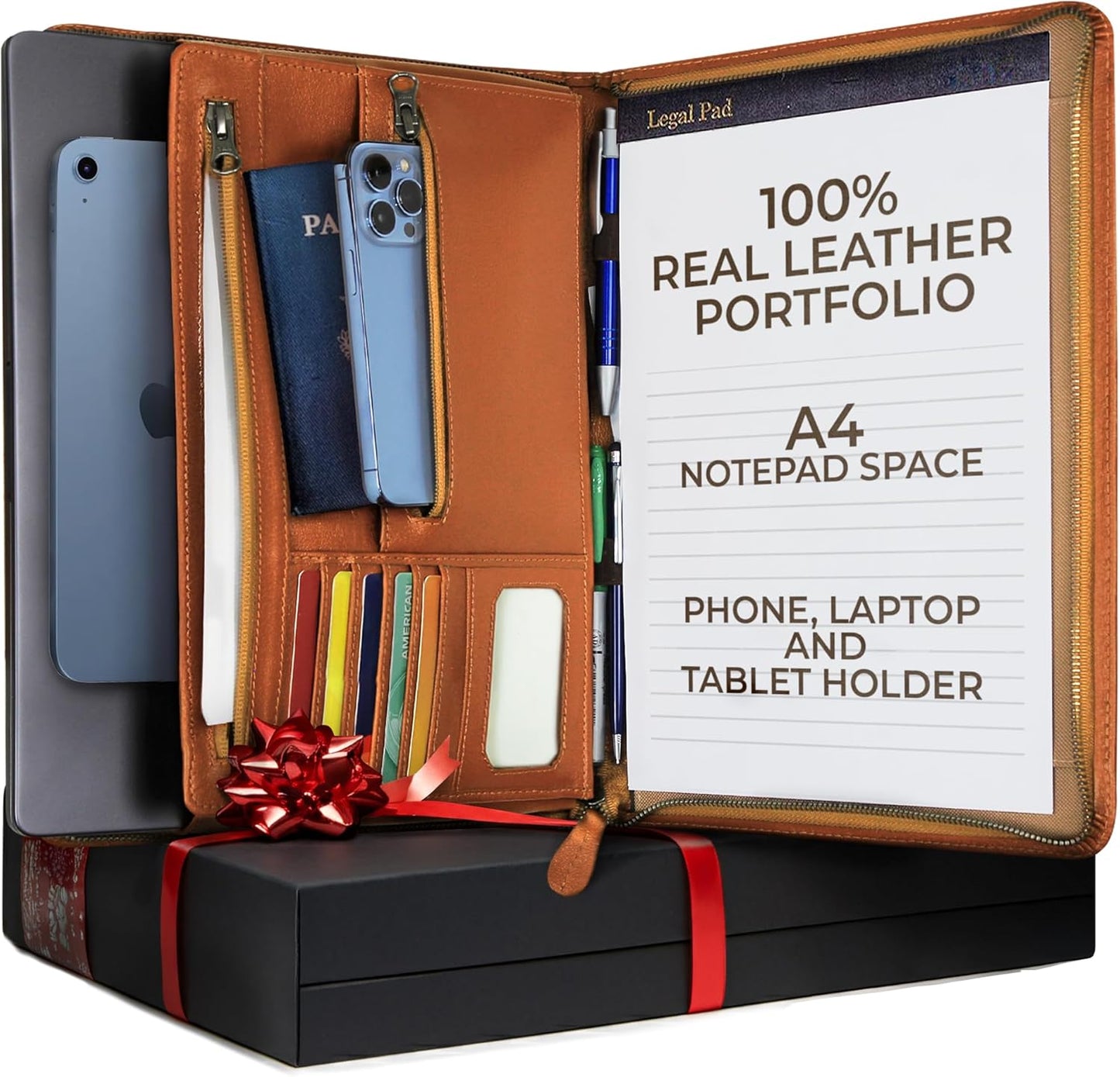 Professional Portfolio Zippered